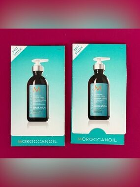 Moroccanoil Hydrating Styling Cream - Anti-Frizz Travel Friendly(10ml x2)NWT